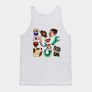 Traditional Flash Tattoo Tank Top